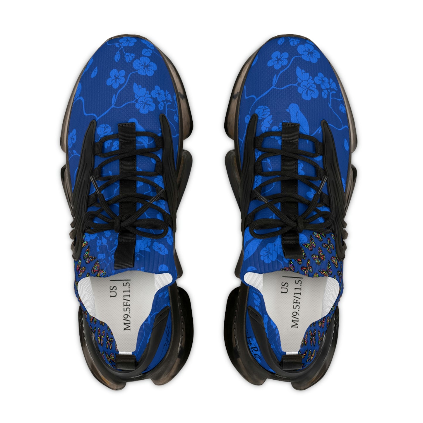 female blu bird trainers dark blue