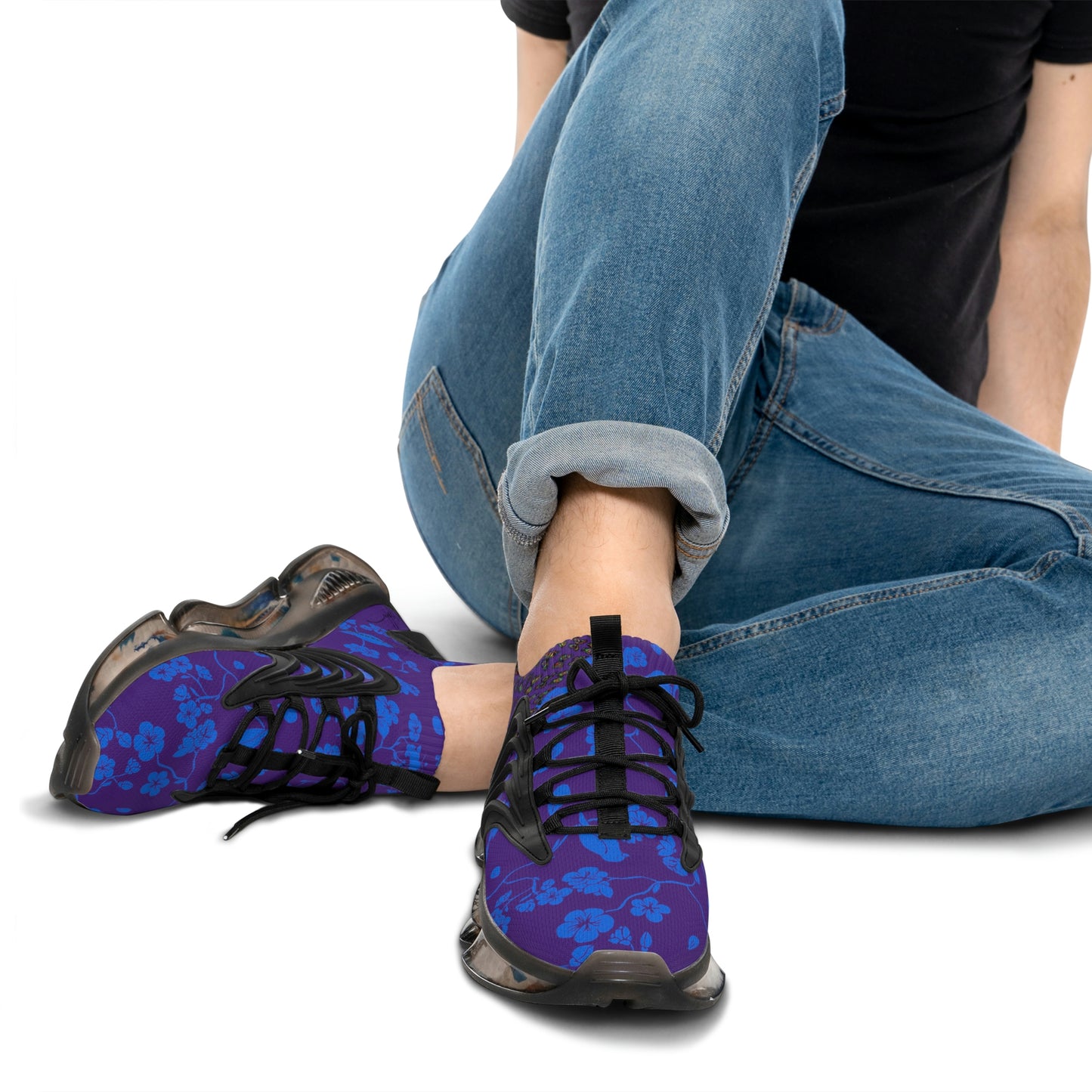 female blu bird trainers dark purple