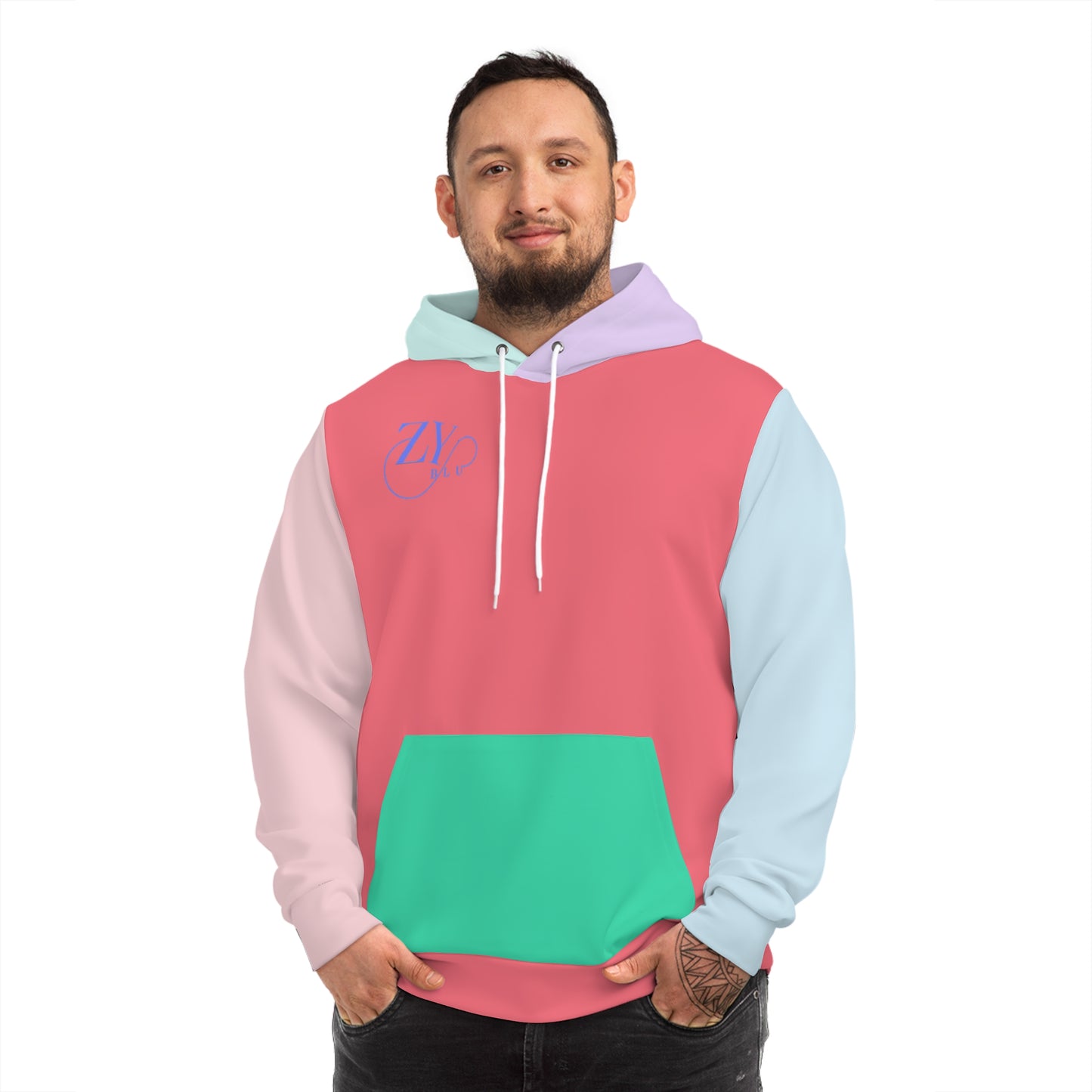 pastel (momopeach base) zyblu hoodie