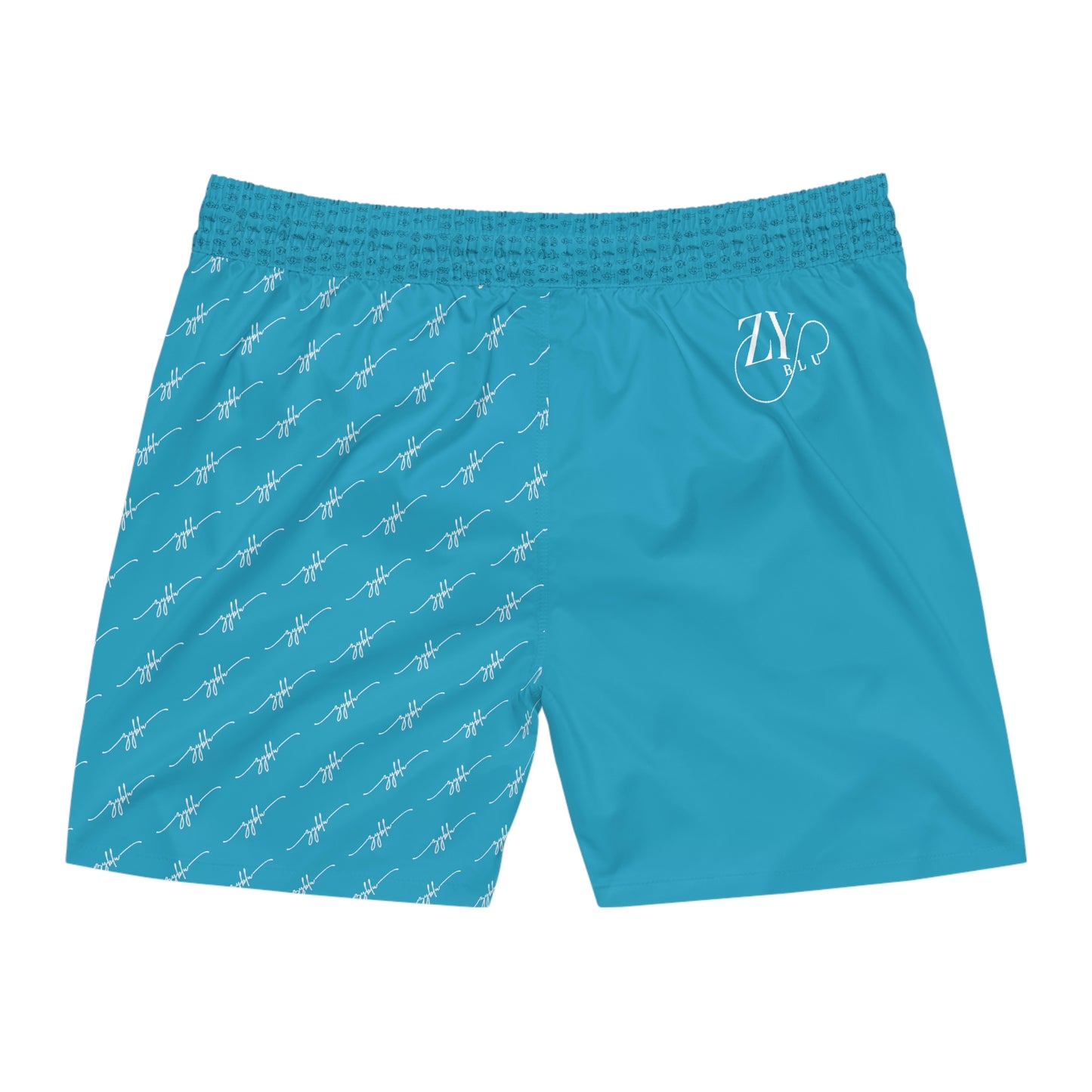 cursive + logo zyblu Men's Swim Shorts