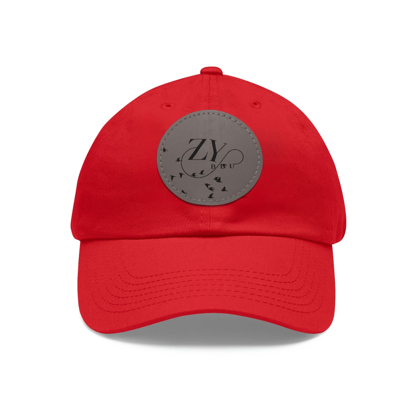 zyblu leather patch cap