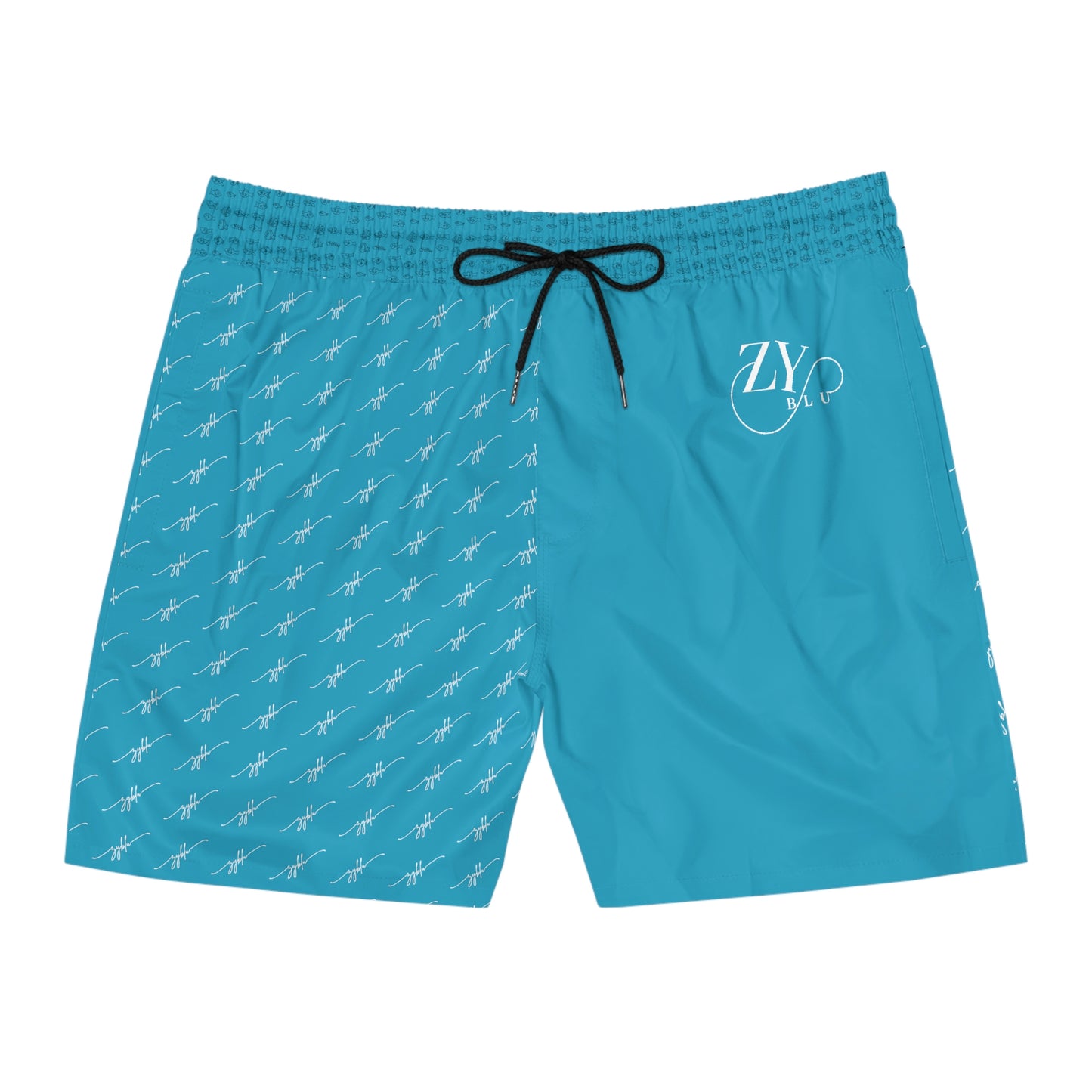 cursive + logo zyblu Men's Swim Shorts